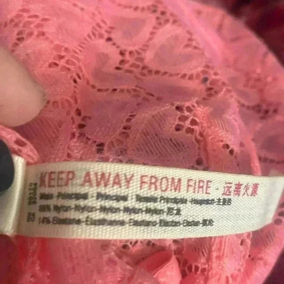 New Intimately Free People Lace Bralette And Thong Set - Picture 3 of 4